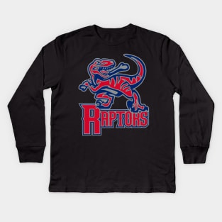 Raptors Baseball Logo Kids Long Sleeve T-Shirt